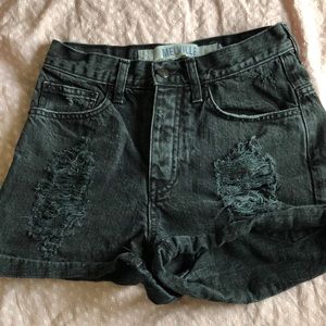 Brandy Melville High Waisted Distressed Short